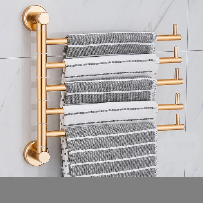 Multipurpose Nail-Free Towel Rack