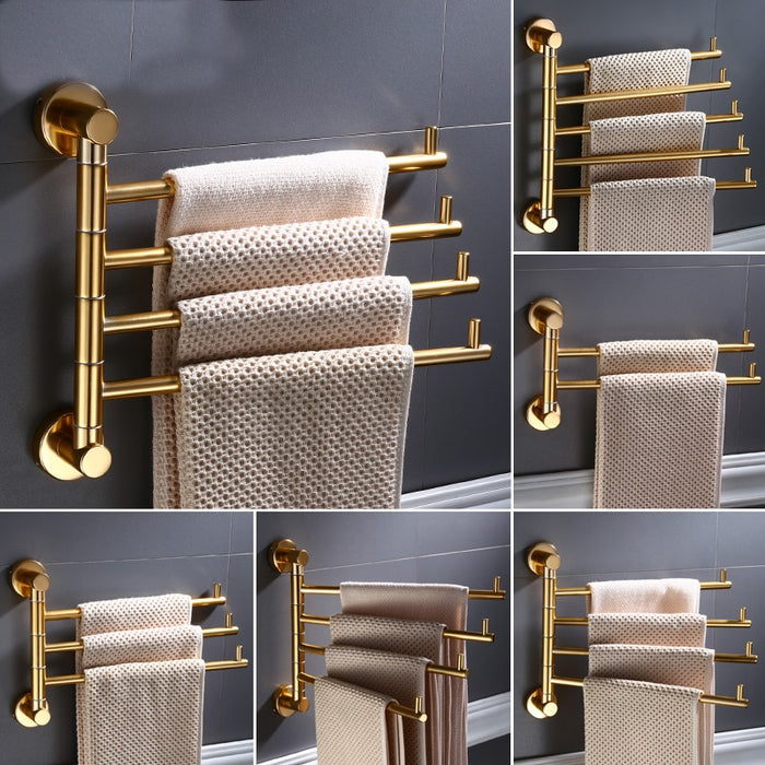 Multipurpose Nail-Free Towel Rack