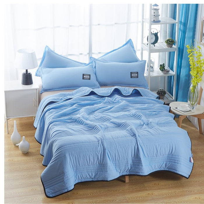 Blanket Bamboo Fiber Bath Towel Silky Blanket Summer Cool Quilt Bed Sheets  Cover